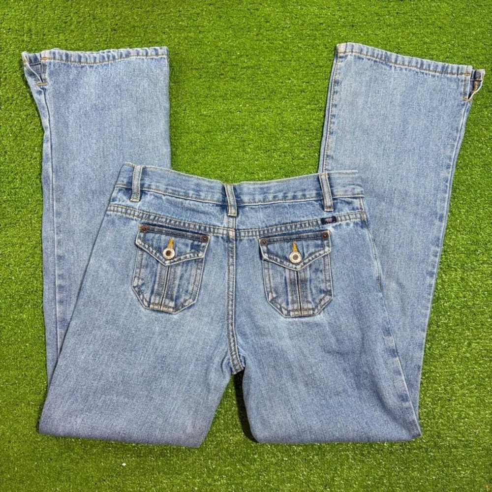 Vintage Y2K Cruel Girl Jeans Low Rise Bootcut Denim Light Wash Pockets